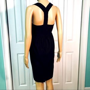 Laila Azhar Black Pinafore Dress Size 6